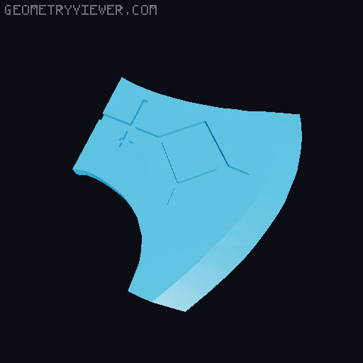 God of War Leviathan Axe (remix) 3D model thumbnail