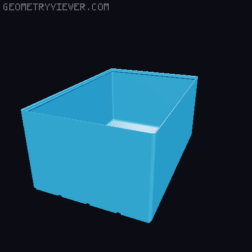 Gridfinity cups height 16 (116mm) collection 3D model thumbnail