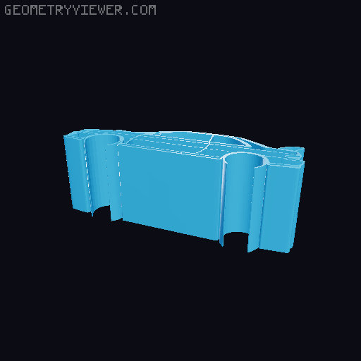 Car silhouettes! different models 3D model thumbnail