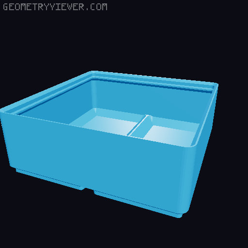 Gridfinity Bin Generator 3D model thumbnail
