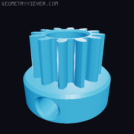 Self feeding open source filament pelletizer - 8 mm Router Bit 3D model thumbnail