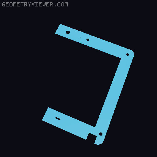 Front plate for ASUS EEE PC 1005HA 3D model thumbnail