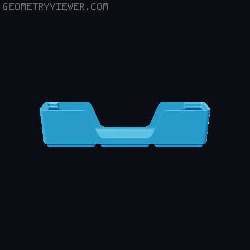 Gridfinity wall cutout collection 3D model thumbnail
