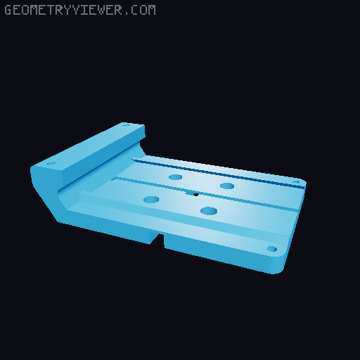 Modified To Work With Cap Head Screws 3D model thumbnail