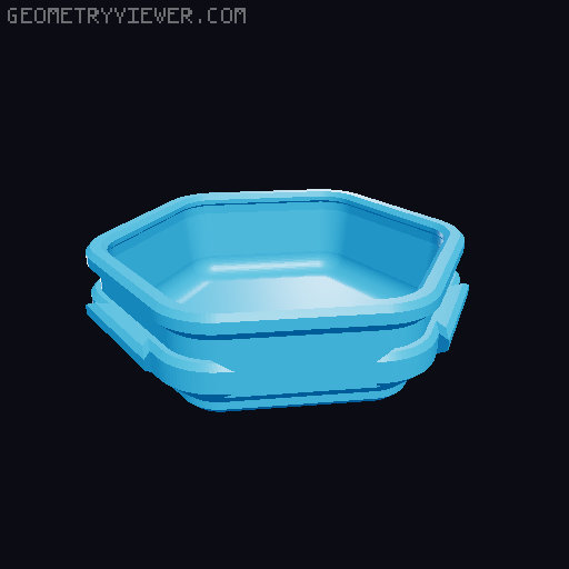 Interlocking Sorting Cups with Larger Tolerances (0.25-0.50 mm) 3D model thumbnail