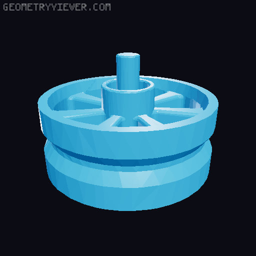Lego compatible dirt bike 3D model thumbnail