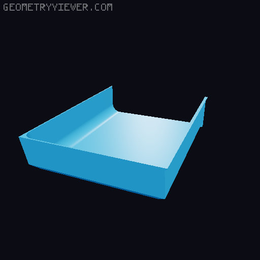 Modular Drawer Organizer Remix 3D model thumbnail