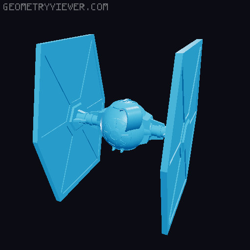 Star Wars hangers 3D model thumbnail
