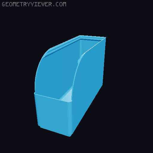 Gridfinity rouded bins collection all sizes 3D model thumbnail
