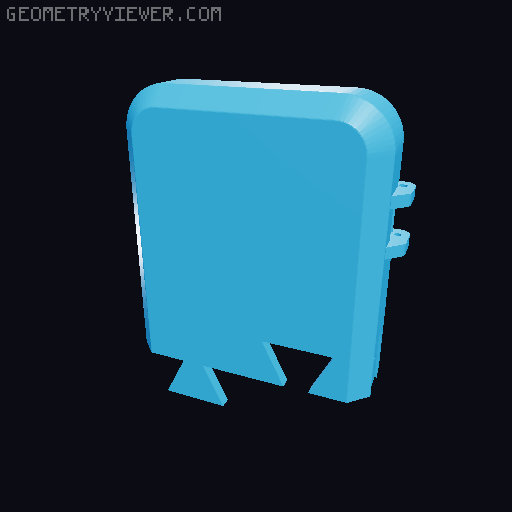 Ayn ODIN 2 Travel Box / Case - Small Version 3D model thumbnail