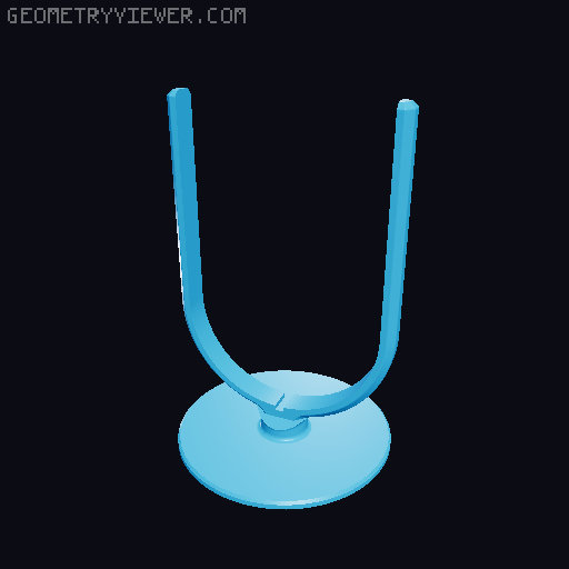 Classy Stand Planter - Mid-Century Modern Style Planter - with Drainage Holes - Drip Tray 3D model thumbnail