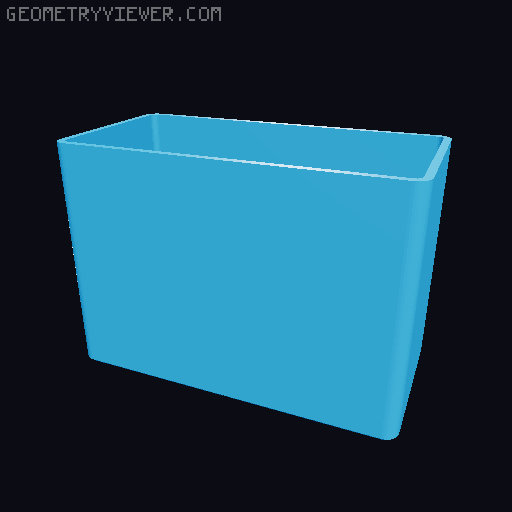 Organizer Box (Taller Version) 3D model thumbnail