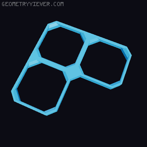 openGrid Triangular Tiles (2x2 - 12x12) 3D model thumbnail