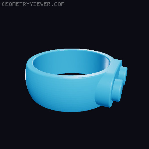 The Brick Ring of Creativity 3D model thumbnail