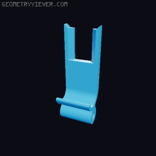 PS5 DUALSENSE CONTROLLER PHONE MOUNT 3D model thumbnail