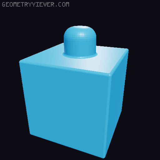 RV Battery Disconnect Cover 3D model thumbnail