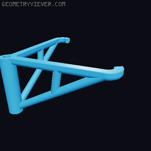Starship catchtower 3D model thumbnail