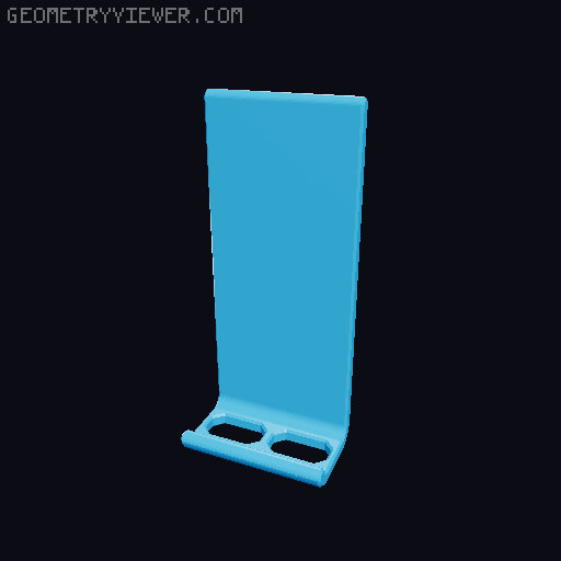 low profile holders (no screen obstruction) 3D model thumbnail