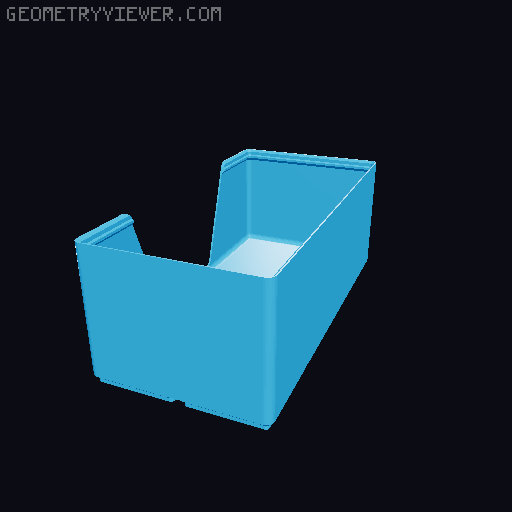 Gridfinity wall cutout collection 3D model thumbnail