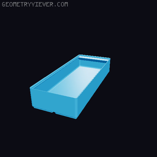 Gridfinity cups height 5 (39mm) collection 3D model thumbnail
