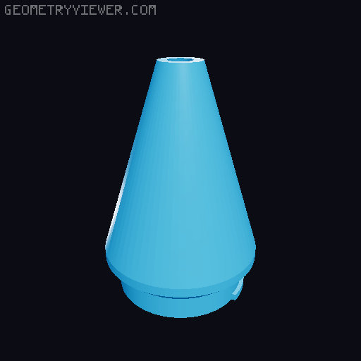 Wolfbox MF60 Air Duster Nozzles and Stand 3D model thumbnail