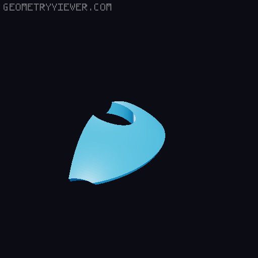 Turtle shell container 3D model thumbnail