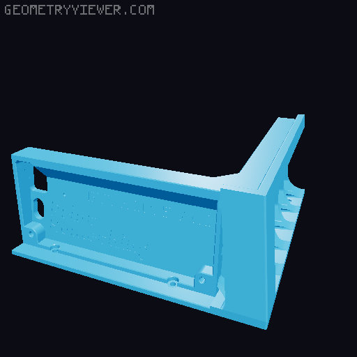 BTT HDMI5 V1.2 Mount for my Voron 2.4 Canopy 3D model thumbnail