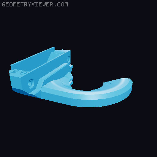 Improved MK4 Fan Duct 3D model thumbnail