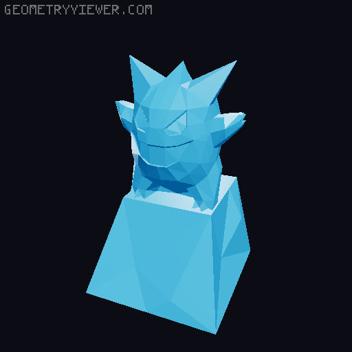 TECLAS ESTILO LOWPOLY 3D model thumbnail