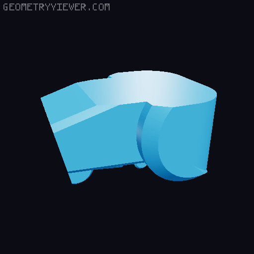 Mecha phone/tablet stand 3D model thumbnail