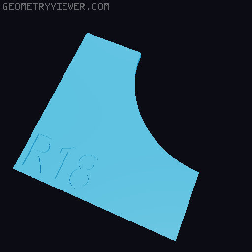 Radius Gauge - Convex & Concave 3D model thumbnail