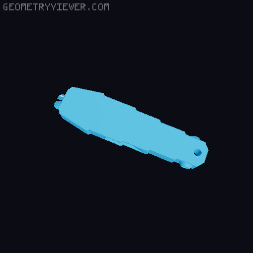 DBLDBL Whistle 3D model thumbnail