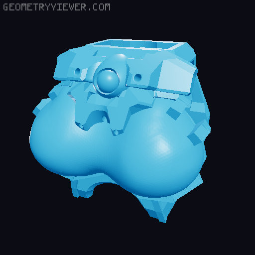 Dummy 13 Sister Style (Dummy 13 Female Variant) 3D model thumbnail