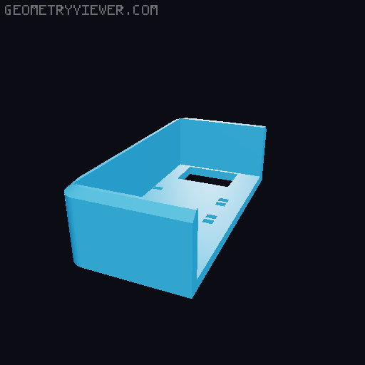 18650 Portable Charger 3D model thumbnail