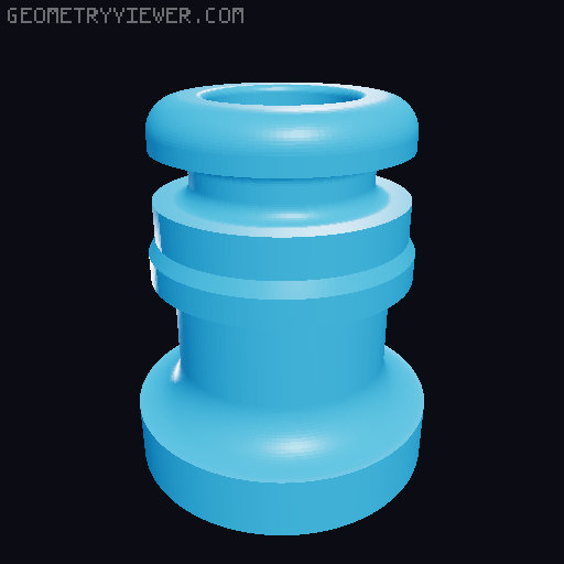 Garden Irrigation Spray System - Garten Bewässerung System 3D model thumbnail