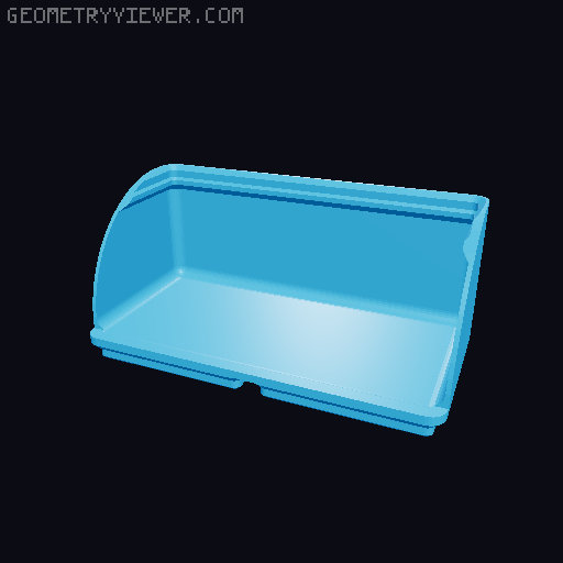 Gridfinity rouded bins collection all sizes 3D model thumbnail
