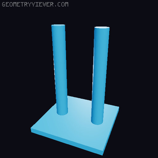 Simple Expandable Gearbox 3D model thumbnail