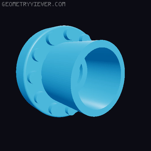 J-2 Rocket Engine 3D model thumbnail
