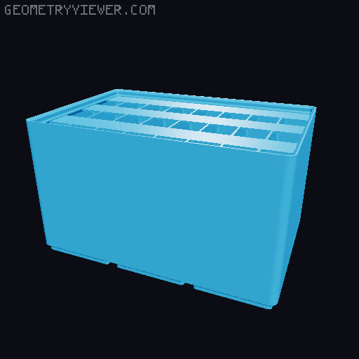 Gridfinity Ultra Light Bins - Divider Label Edition 3D model thumbnail