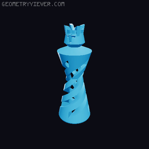 Organic Chess 2021 3D model thumbnail