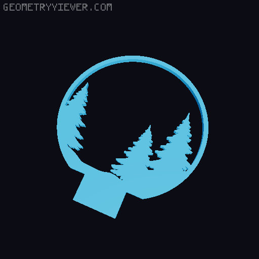 Customizable Christmas Snow Globe - LED Light Remix 3D model thumbnail