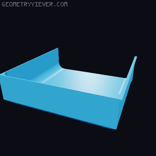Modular Drawer Organizer Remix 3D model thumbnail