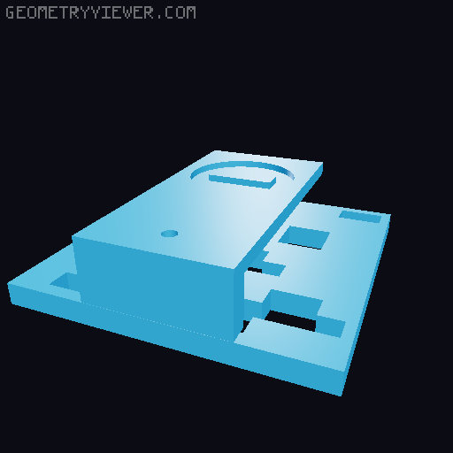 LED Minecraft Mini Ore Block 3D model thumbnail