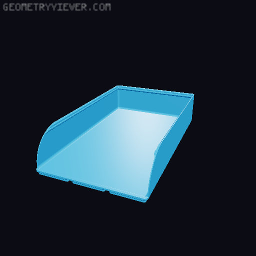 Gridfinity rouded bins collection all sizes 3D model thumbnail