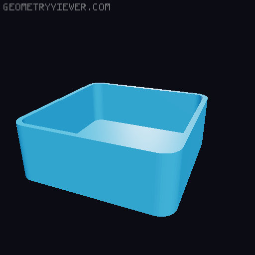 Bin for Ikea skadis - 564 models - hooks need support 3D model thumbnail