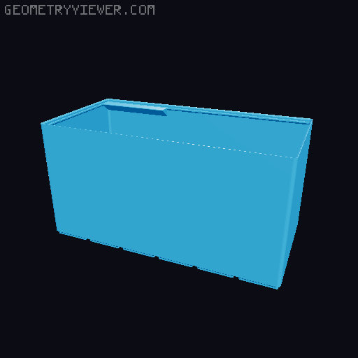 Gridfinity cups height 18 (130mm) collection 3D model thumbnail