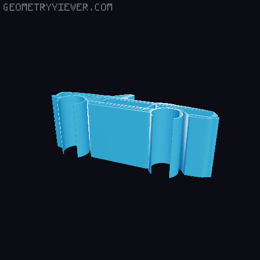 Car silhouettes! different models 3D model thumbnail