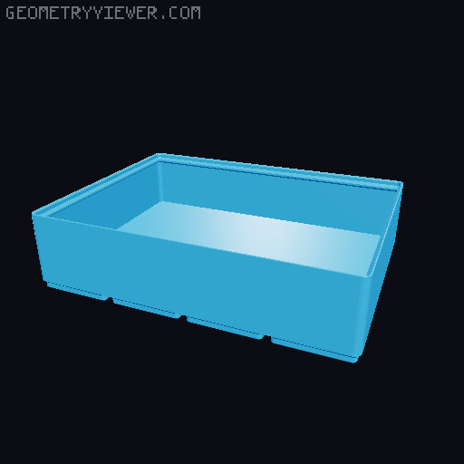 Systainer Mini Gridfinity (small + normal build plate) 3D model thumbnail