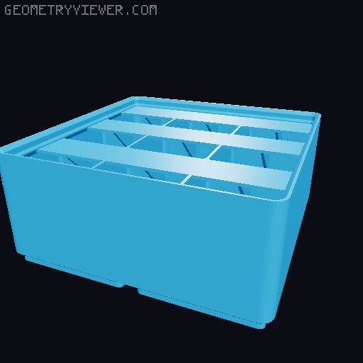 Gridfinity Ultra Light Bins - Divider Label Edition 3D model thumbnail