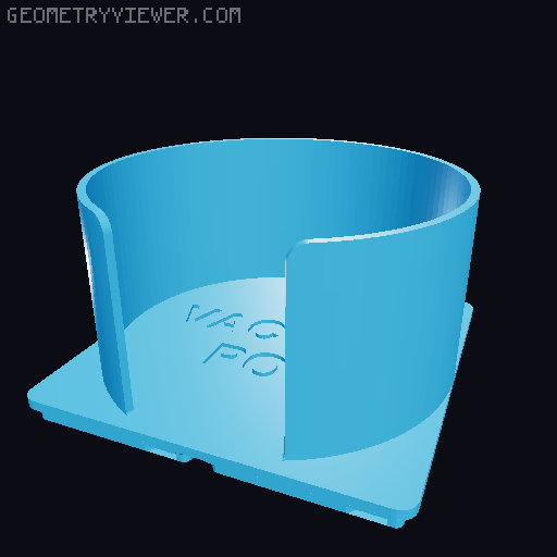 Gridfinity Coffee Filters Organiser - V60, Aeropress, Vacuum Pot, Chemex, Moccamaster 3D model thumbnail